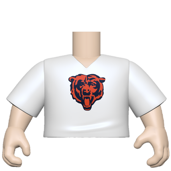 PY: Torso- ML SK1- VNeck(WH) Bears, Image 1